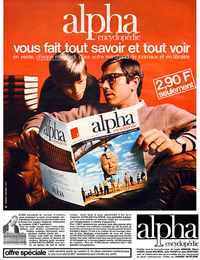 Publicit� Alpha 1967