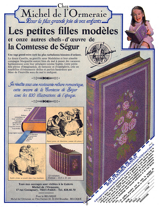 Publicit� Michel de l'Ormeraie 1981