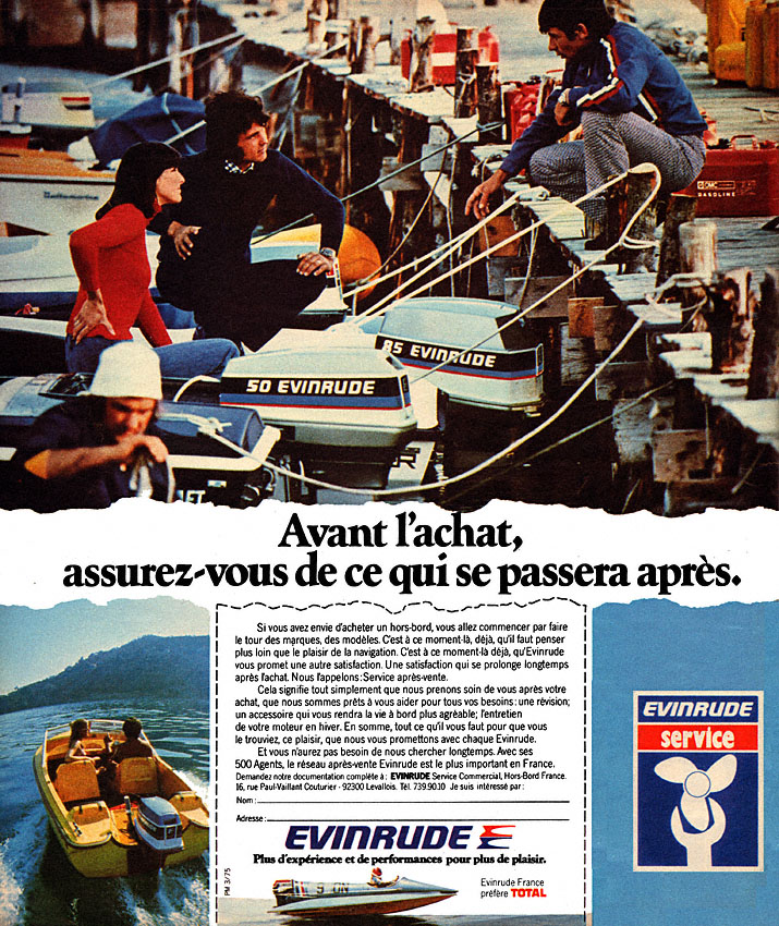 Marque Evinrude 1975