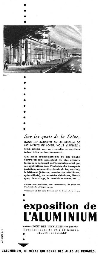 Publicit� Foires Salons 1954