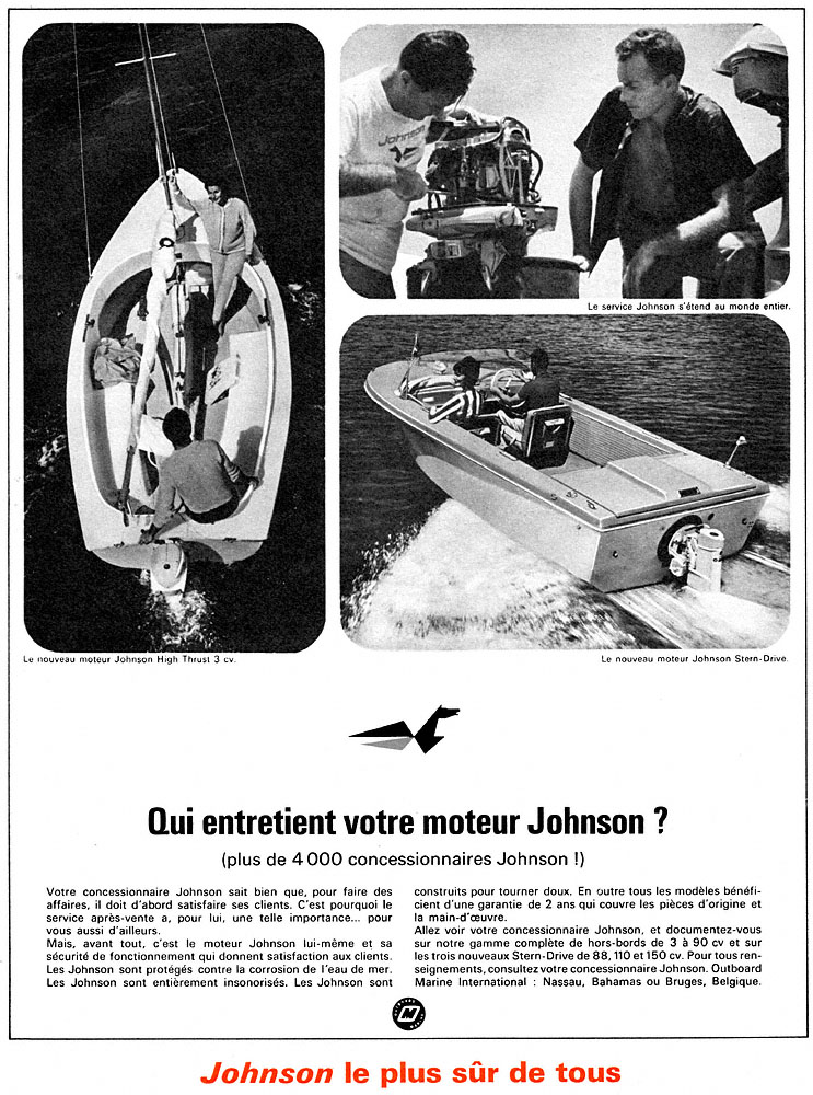 Publicit� Johnson 1964