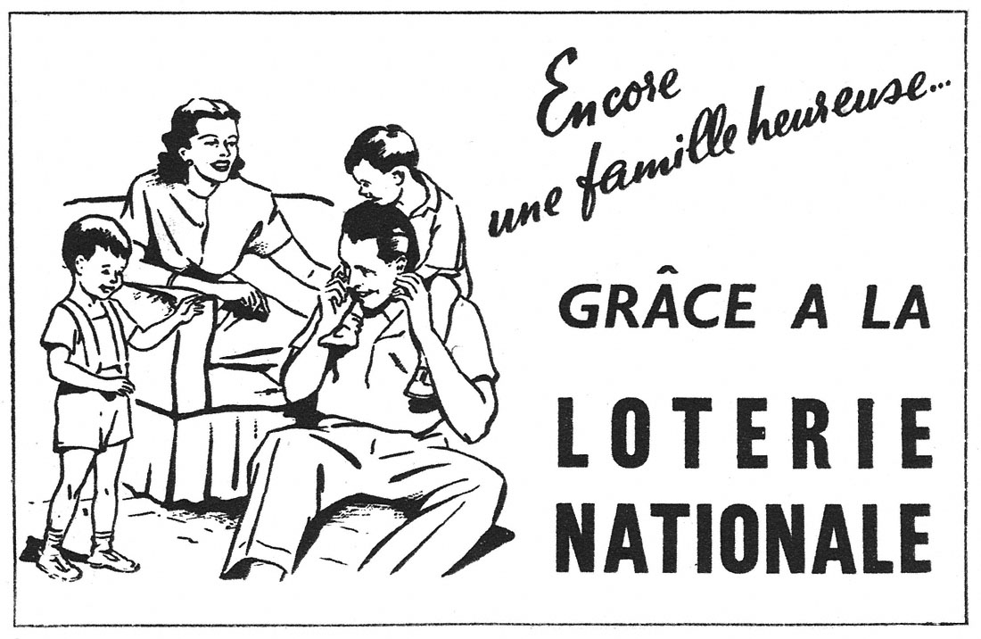 Marque Loterie Nationale 1950