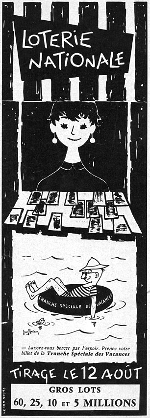 Marque Loterie Nationale 1959