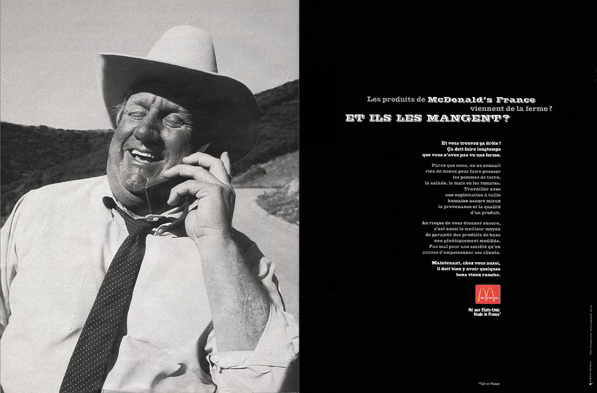 Publicit� McDonalds 1999