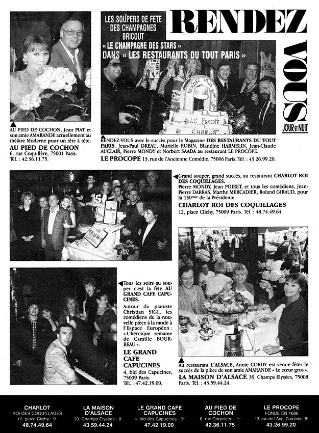 Marque Rendez Vous 1989