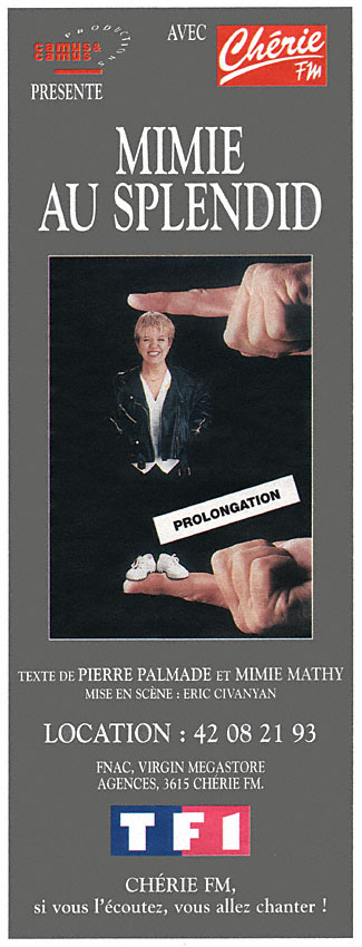 Publicit� Spectacles 1995