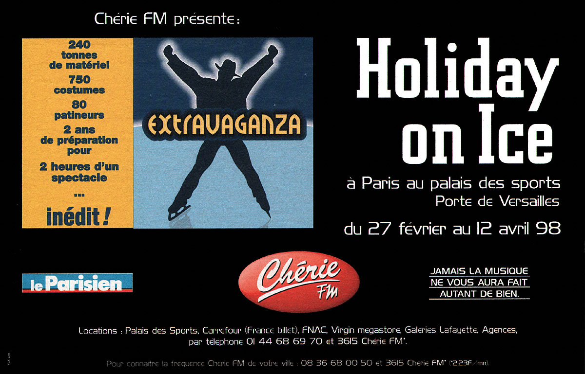 Publicit� Spectacles 1998