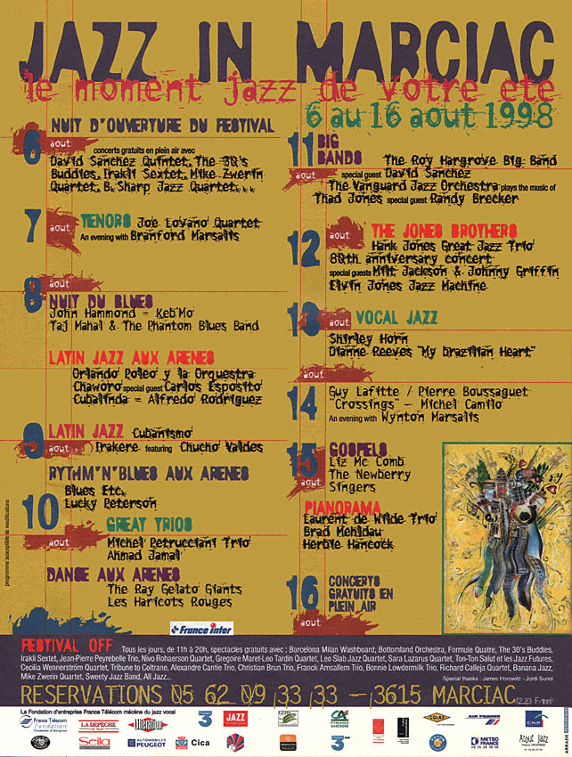 Publicit� Spectacles 1998