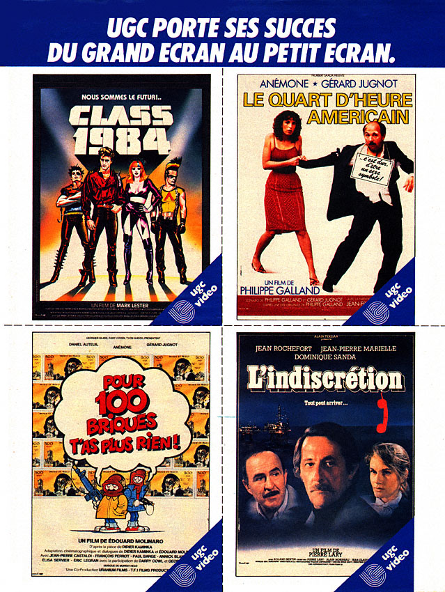 Publicit� Ugc 1984