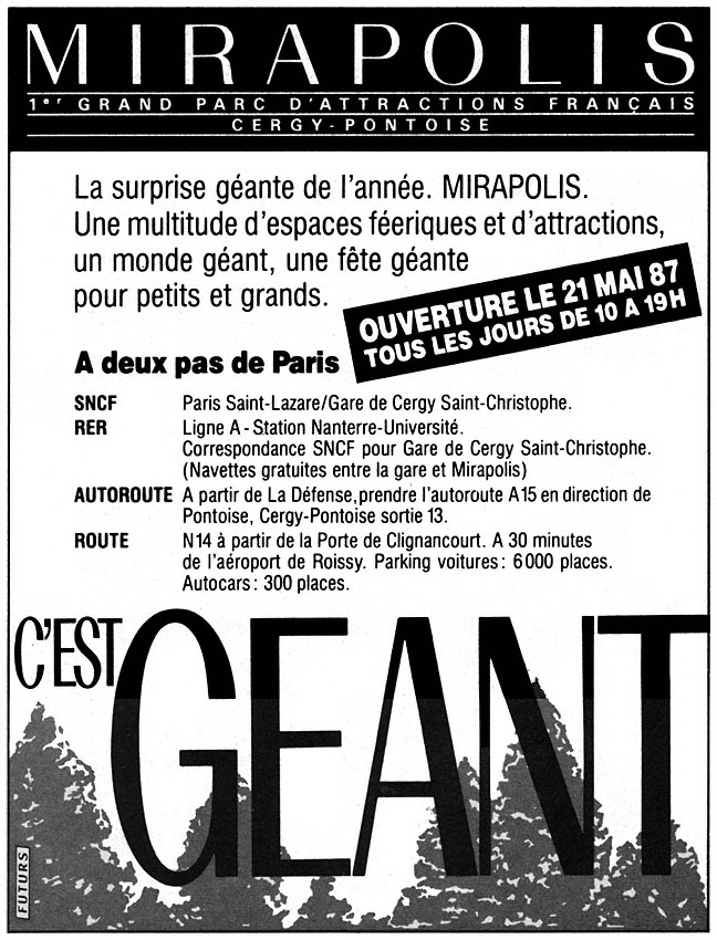 Publicit� Divers 1987