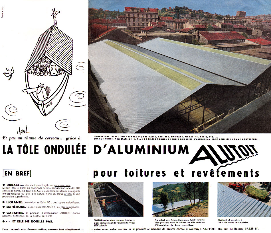 Publicit� Alutoit 1960