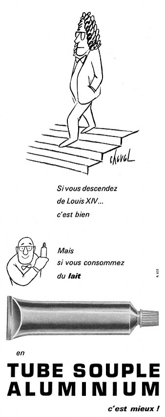 Publicit� Tube souple 1966