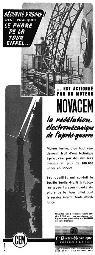 Publicit� Divers 1952