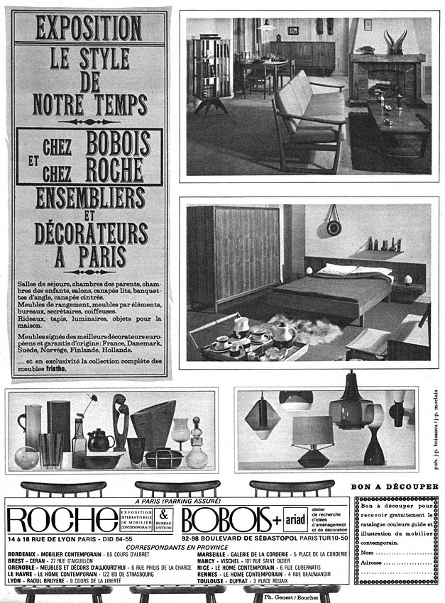Publicit� Bobois 1964