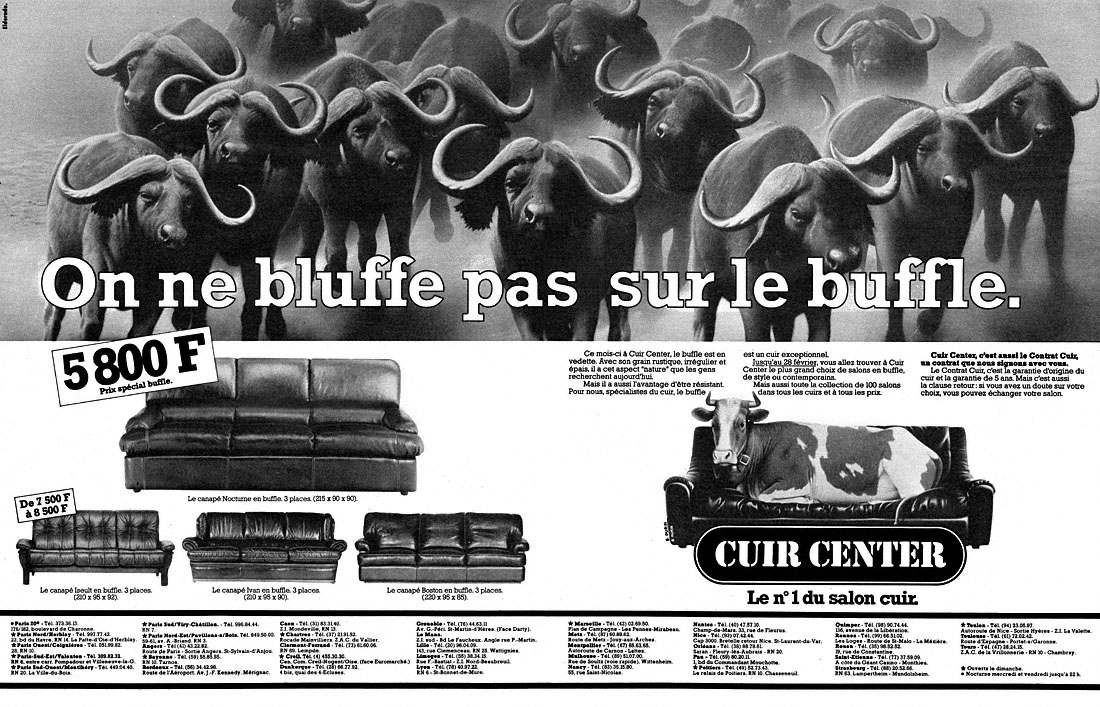 Marque Cuir Center 1982