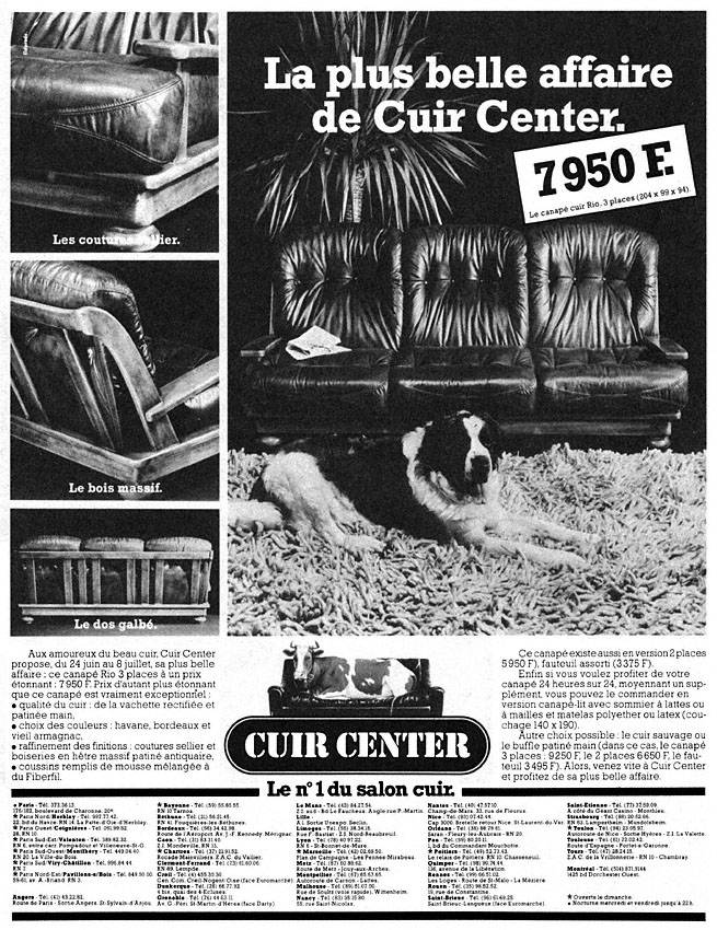 Marque Cuir Center 1982