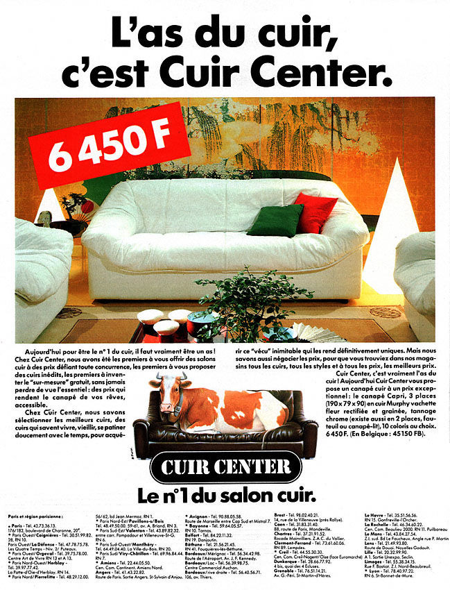 Marque Cuir Center 1987