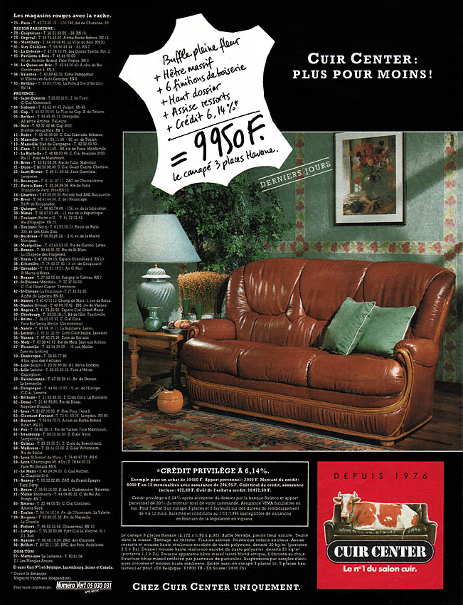 Marque Cuir Center 1994