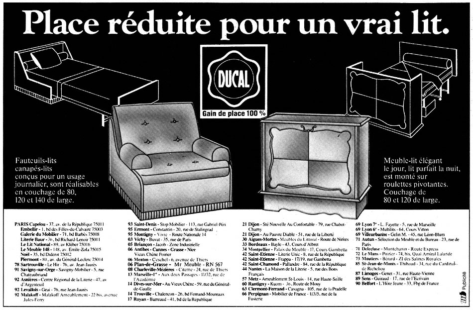 Publicit� Ducal 1980