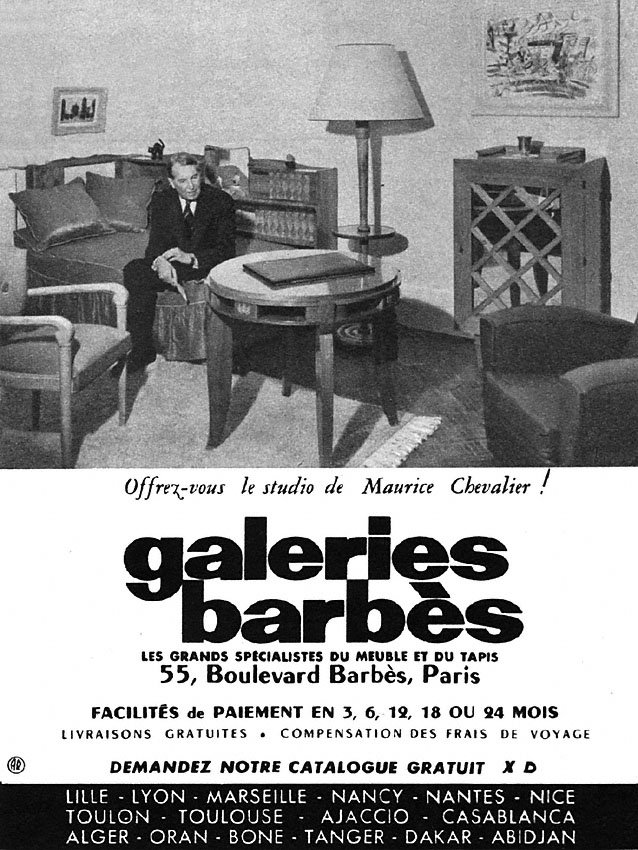 Marque Galeries Barb�s 1953