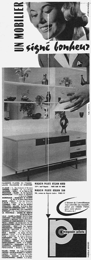 Publicit� Magasin Pilote 1959