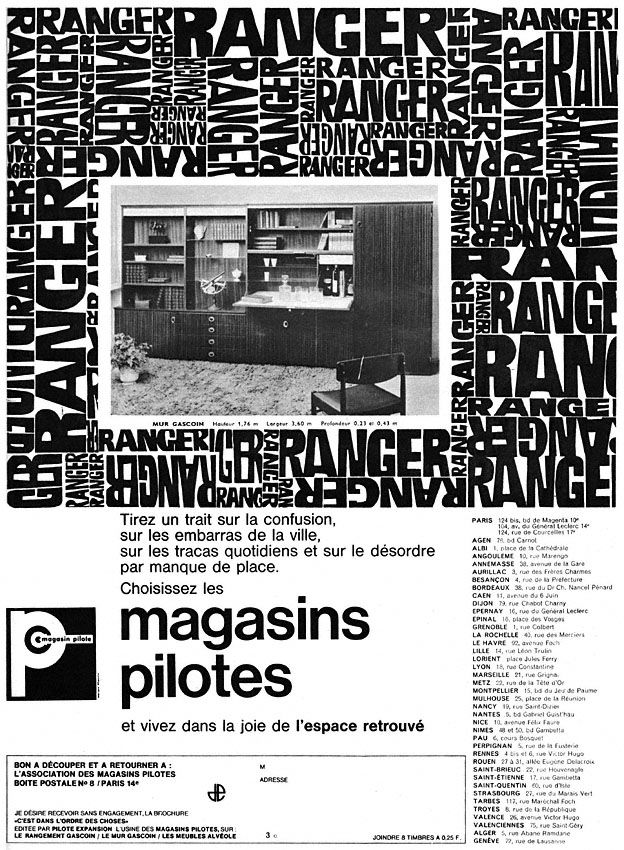Marque Magasin Pilote 1964