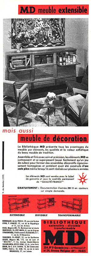 Publicit� Md 1955
