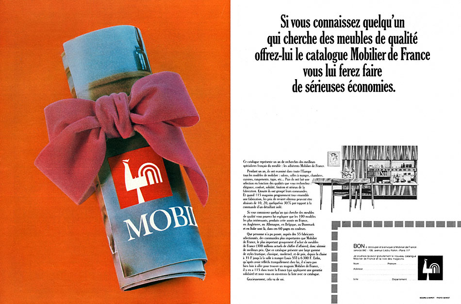 Marque Mobilier de France 1968