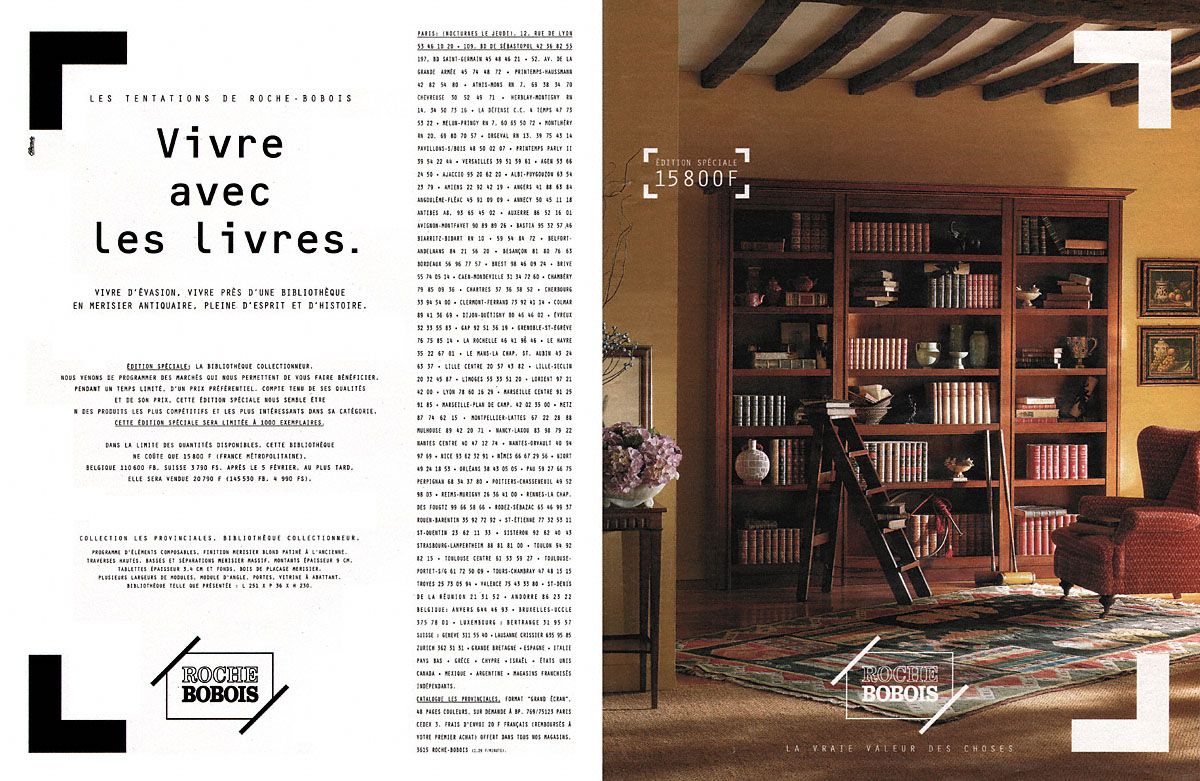 Marque Roche & Bobois 1996