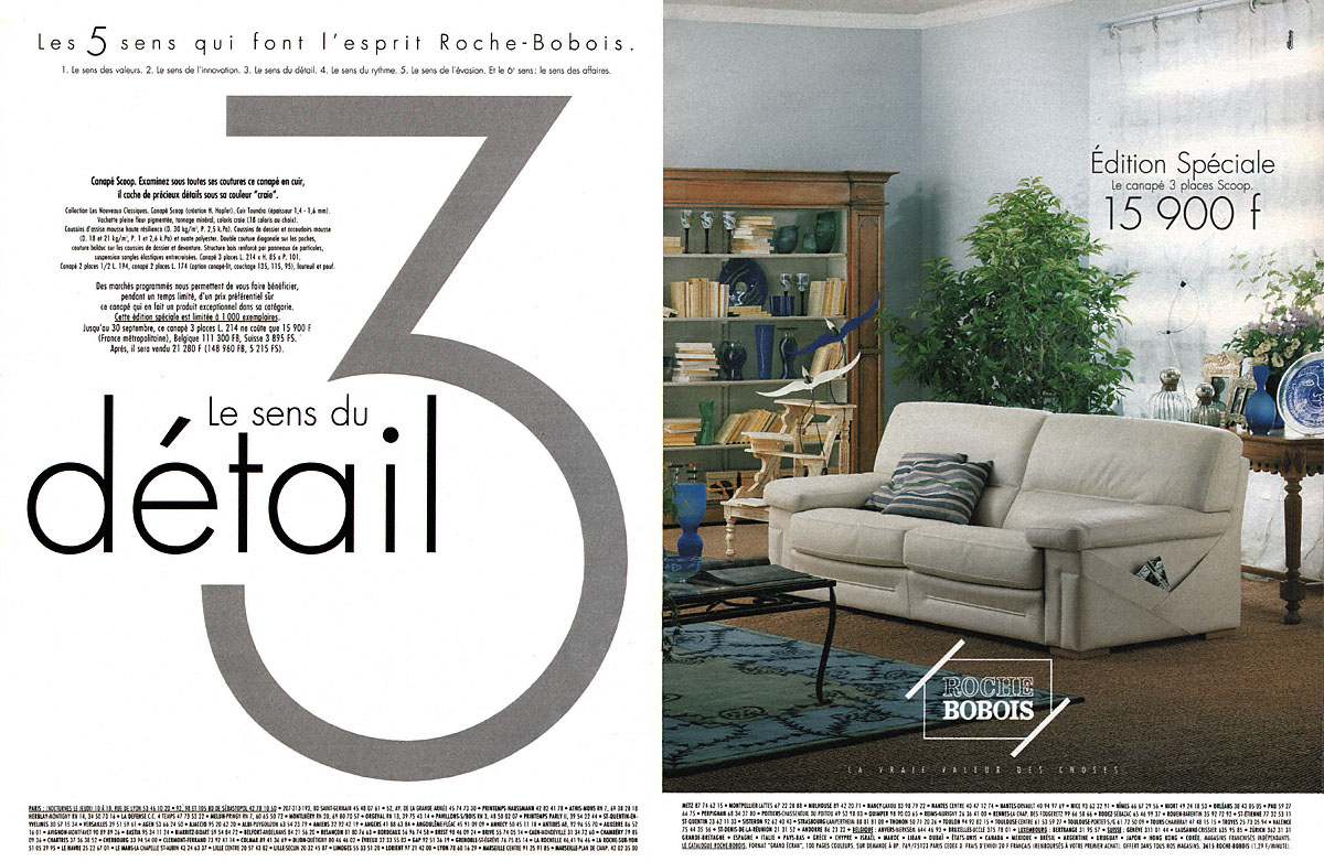 Marque Roche & Bobois 1996