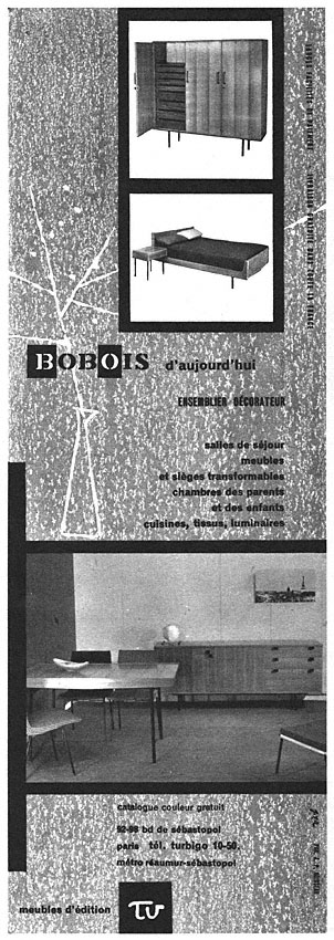 Publicit� Roche & Bobois 1957