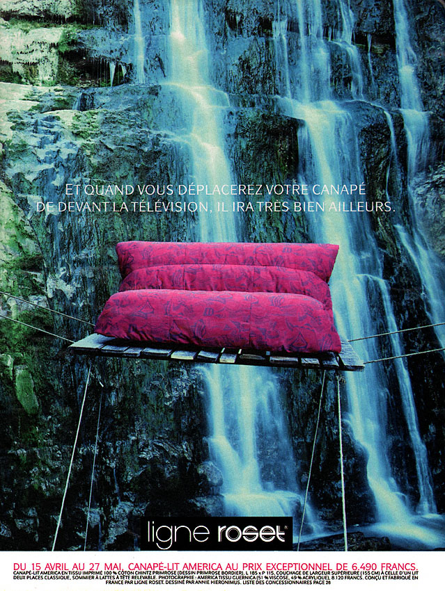 Publicit� Roset 1989