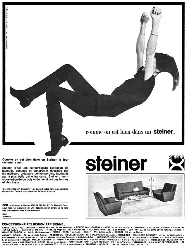 Publicit� Steiner 1964