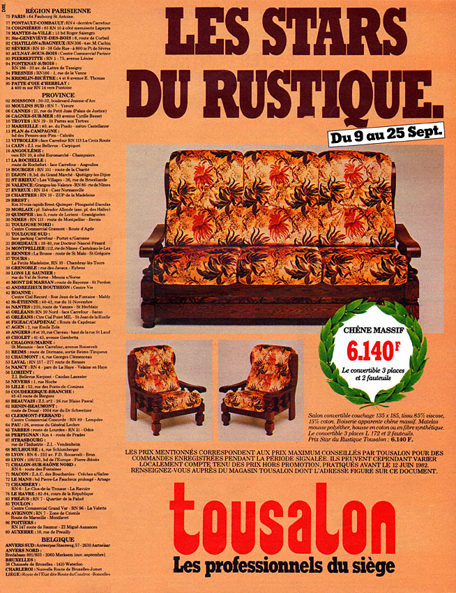 Marque Tousalon 1982