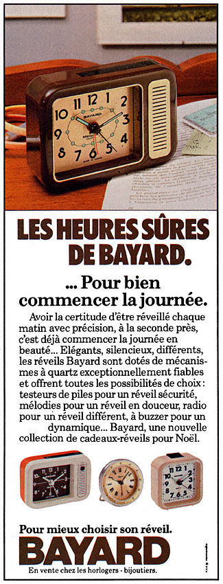 Publicit� Bayard 1981