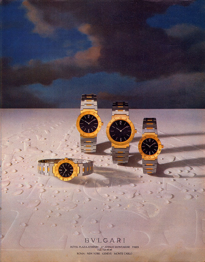 Publicit� Bulgari 1983