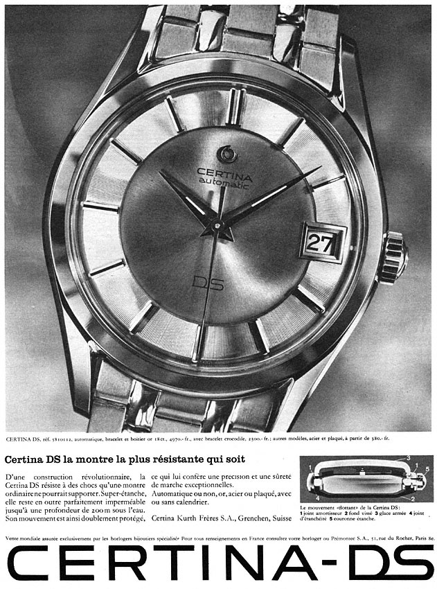 Publicit� Certina 1963