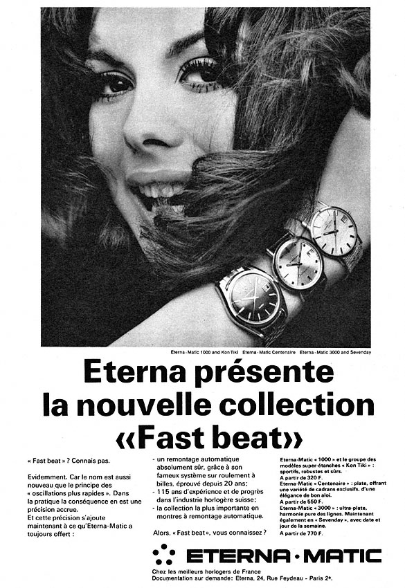 Publicit� Eterna 1968