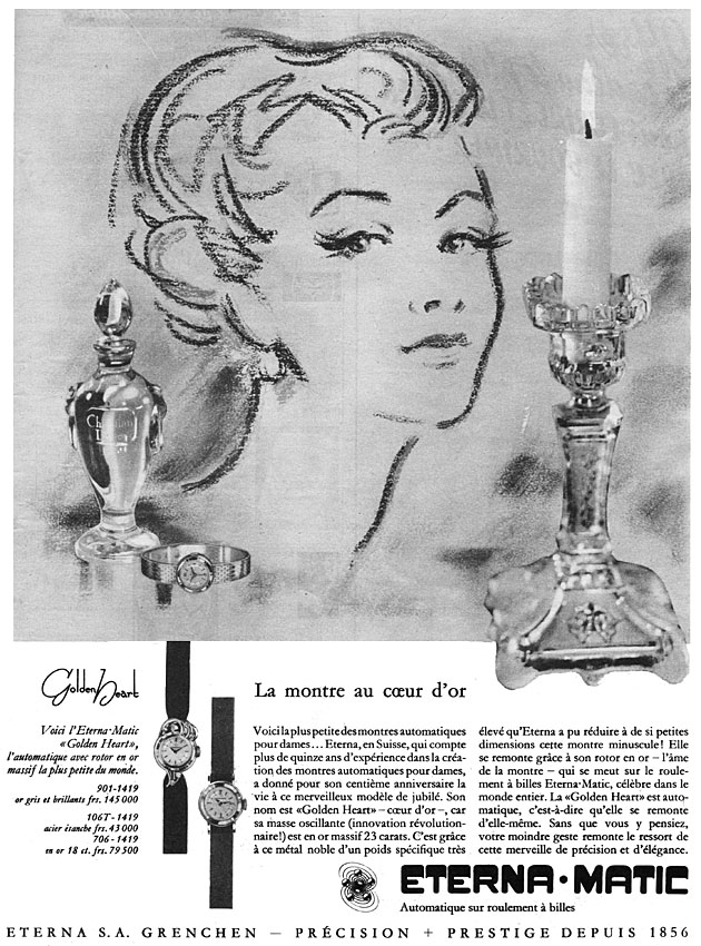 Publicit� Eterna 1956