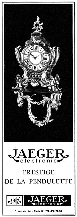 Publicit� Jaeger 1968