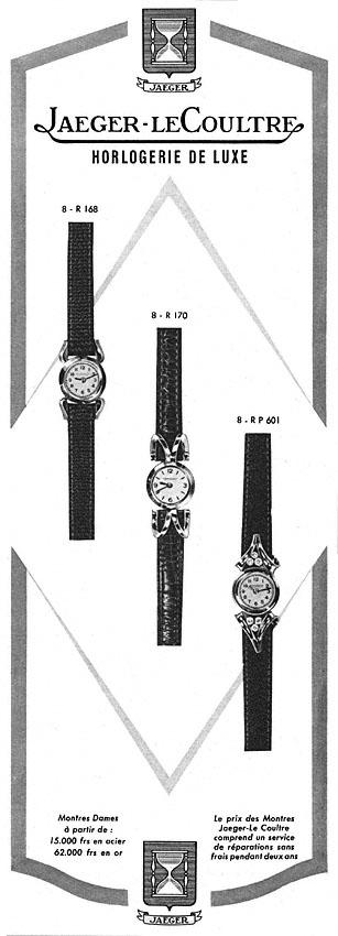 Publicit� Jaeger 1952