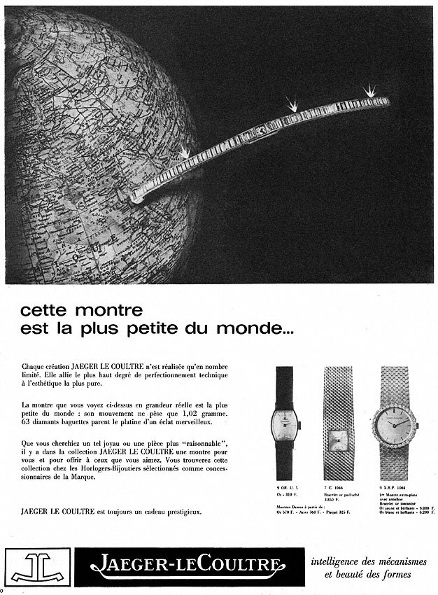 Publicit� Jaeger 1965