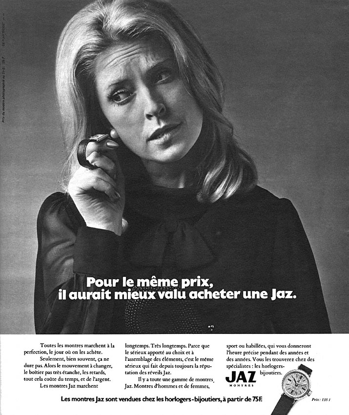 Publicit� Jaz 1973