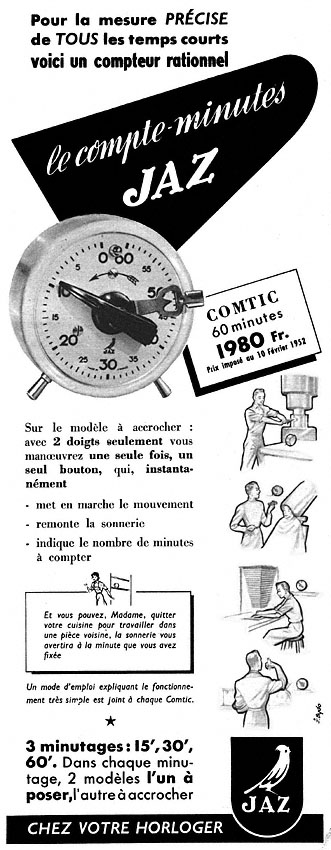 Publicit� Jaz 1952