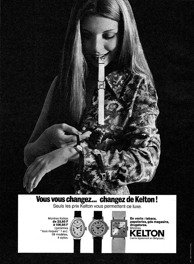 Publicit� Kelton 1970