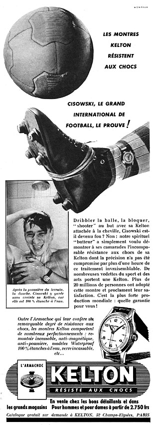 Publicit� Kelton 1957