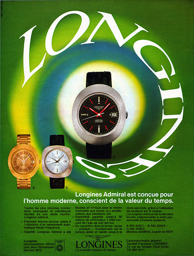 Marque Longines 1971