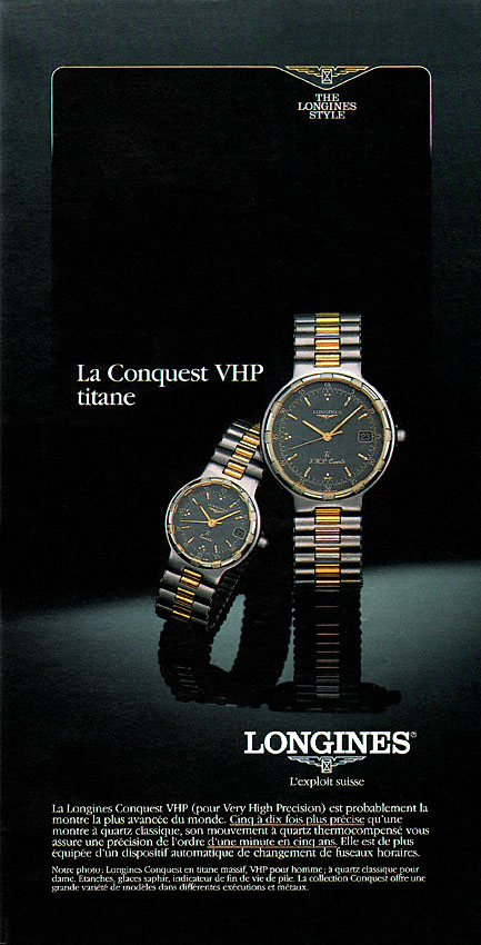 Publicit� Longines 1988