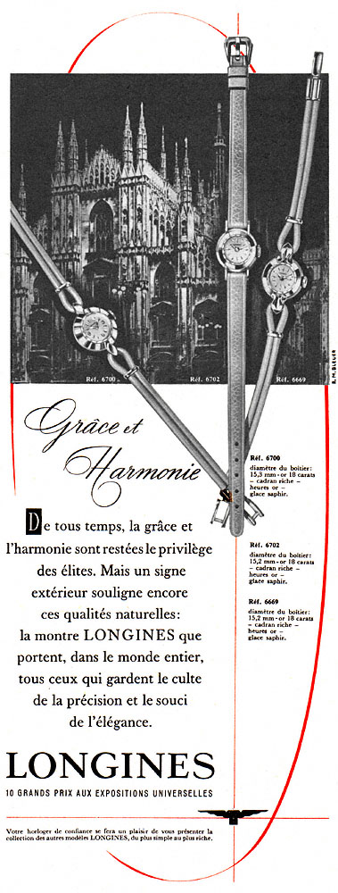 Marque Longines 1958