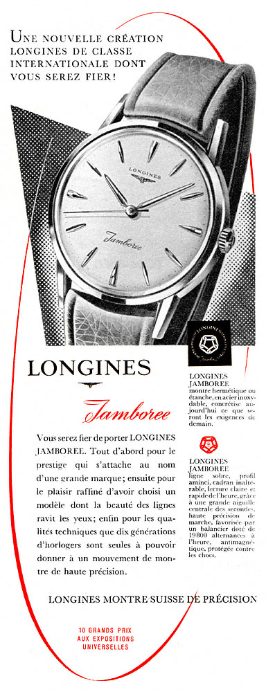 Publicit� Longines 1959